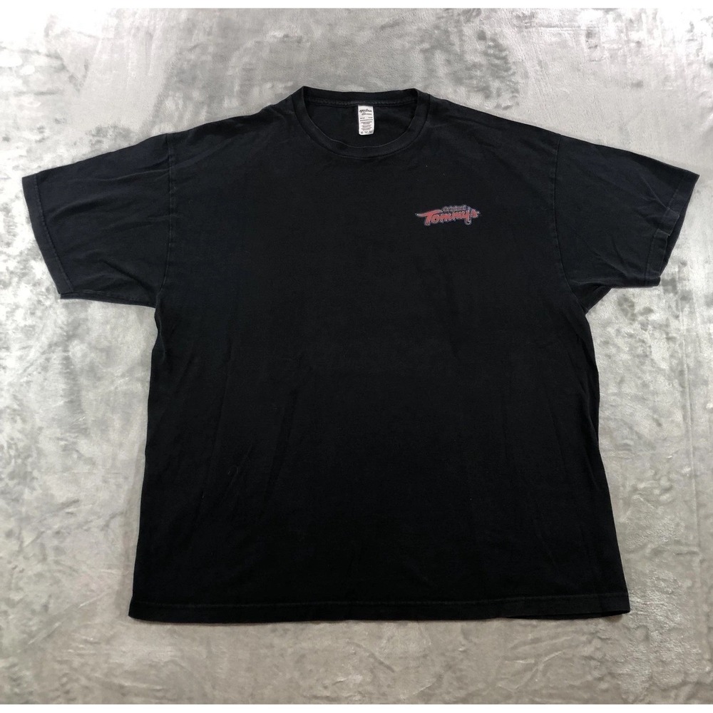 Spectra USA Shirt Mens 2XL Black Original Tommy's Hot Rod Cars Graphic Tee